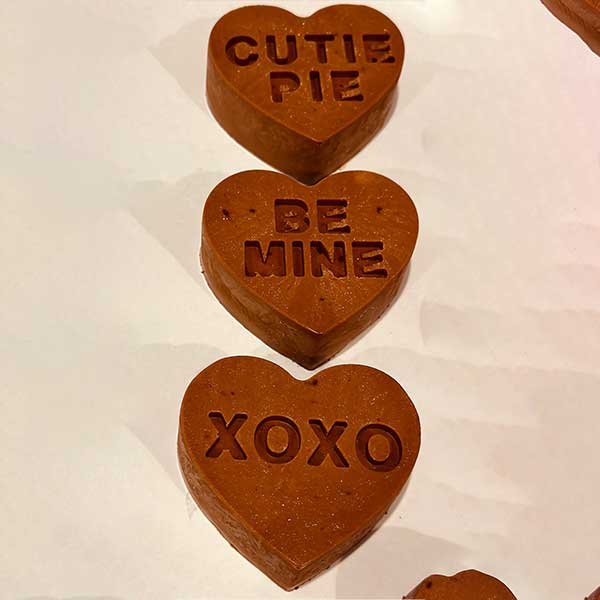 "Give a Little Love" Individual Heart Cakes